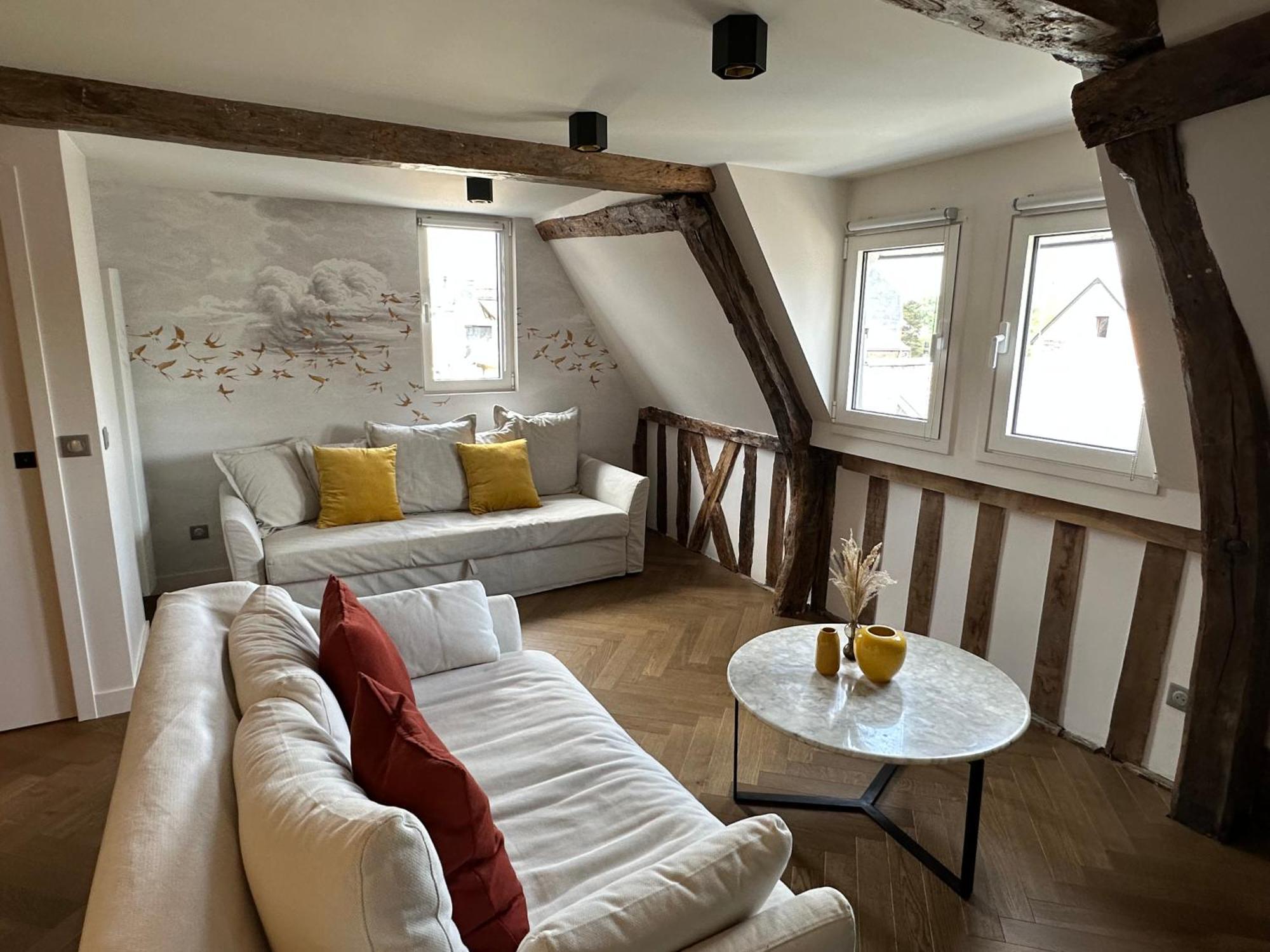 Appartement Les Hirondelles Honfleur Exterior photo